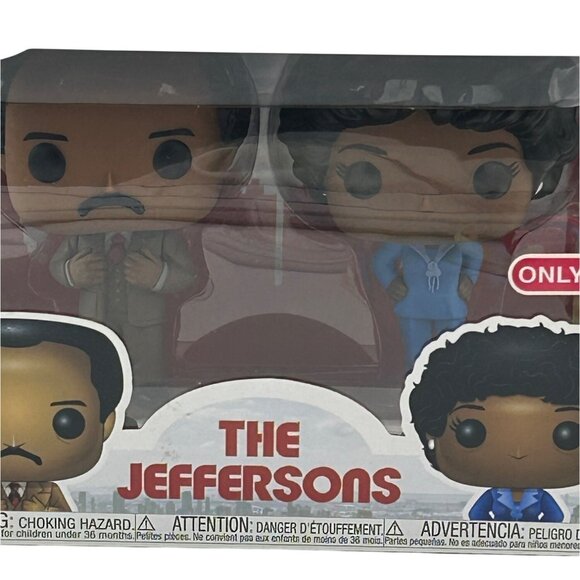 Funko Pop! George & Louise Jefferson 1970s Black TV Jeffersons Figures 2 Pack - Picture 3 of 6